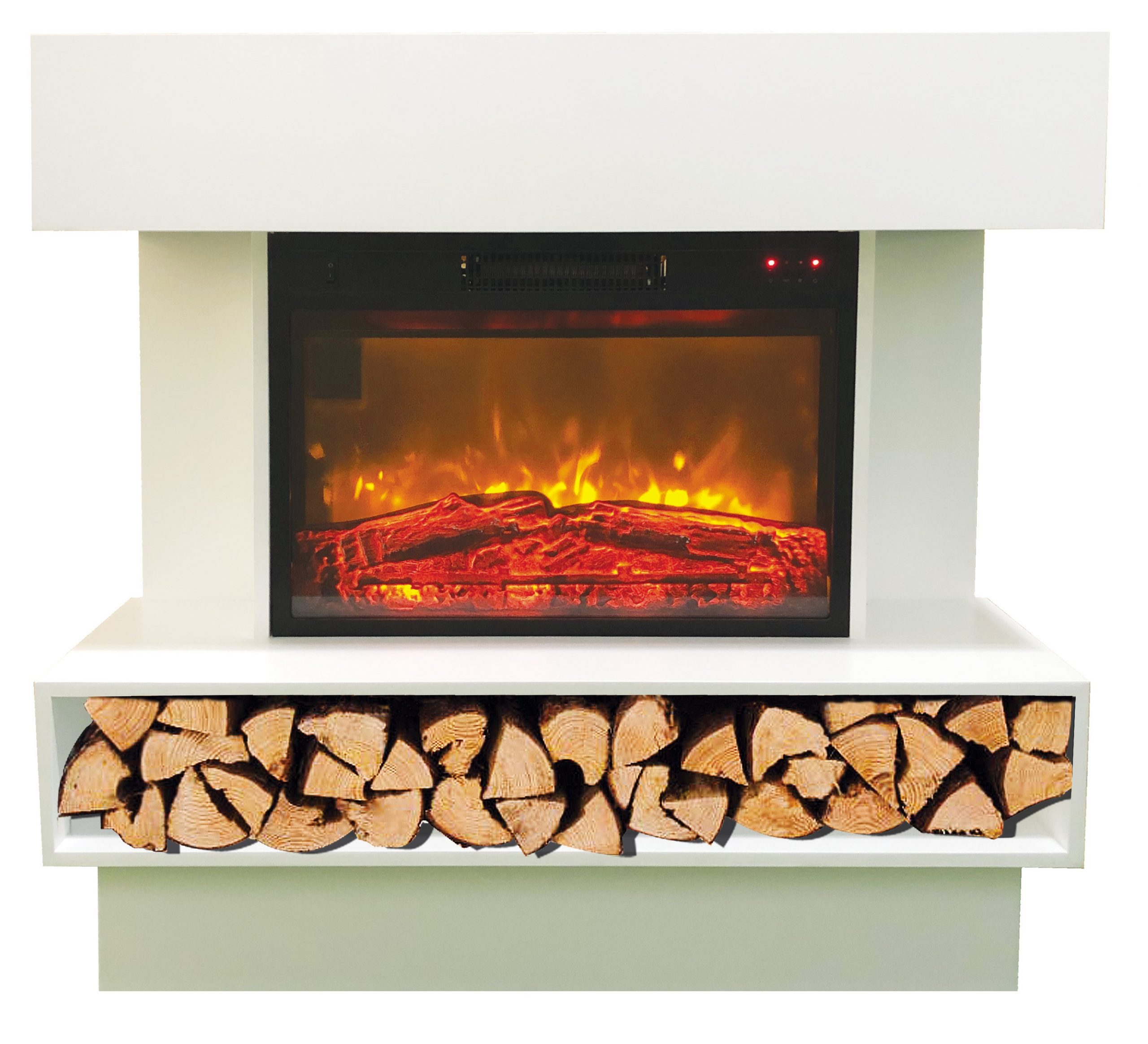 CHEMINÉE ÉLECTRIQUE DAVOS À POSER AU SOL - CHEMIN'ARTE