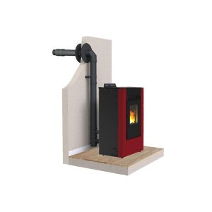 PACK Poêle à granulés C9 FIREMATIC + Kit ventouse Dinak