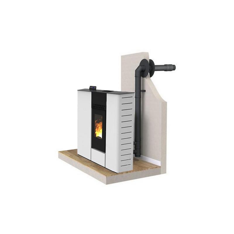 PACK Poêle à granulés S11 FIREMATIC + Kit ventouse Dinak