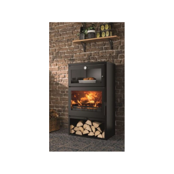 Poêle à bois avec four - PANADERO Oven 7 kW