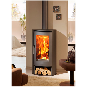 Poêle à bois avec prise d'air externe - PANADERO Delta 8 kW