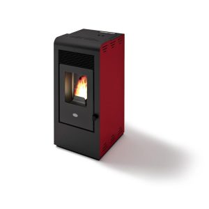 Poêle à granules ventilé - EVACALOR Rita 9,5 kw Bordeaux
