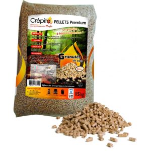 Granulés bois Crépito - Palette 72 sacs de 15 kg