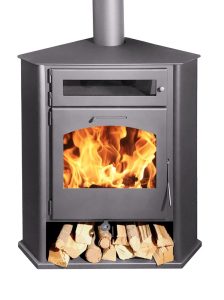 Poêle à bois d'angle R2 Horno Plus par J.Panadero