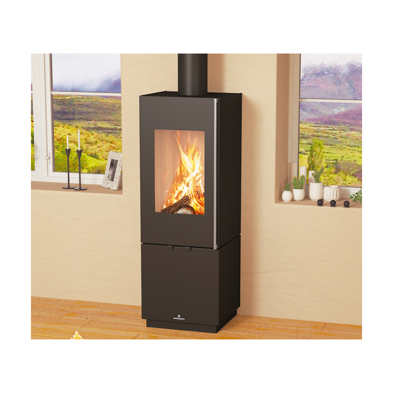 Poêle à bois - BRONPI Bombay - F 9 kW
